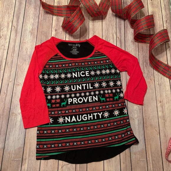 Wound Up Tops - Ugly Christmas Graphic Tee Sz. M